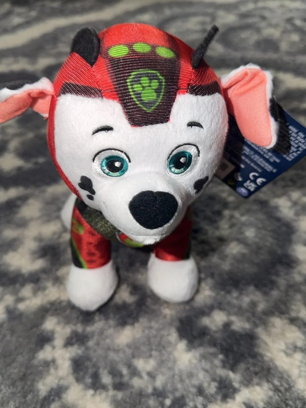 Paw Patrol Marshall Plush Toy - Red, White, Black